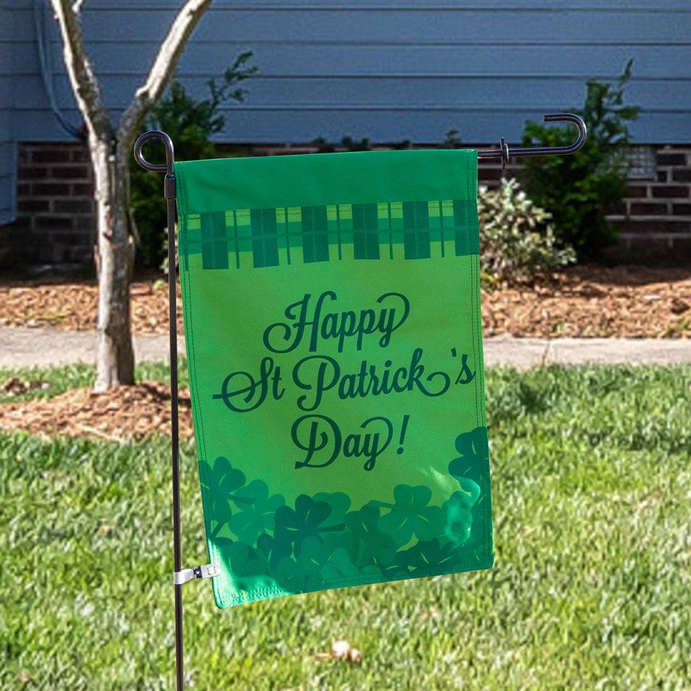 St. Patrick's Day Garden Flag | Tex Visions